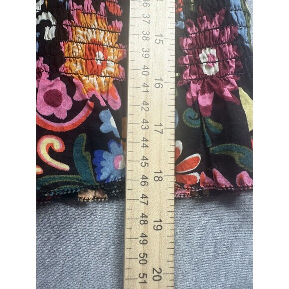 BODEN Smocked Bodice Crop Top size 2 NEW T1159 Colorful - Picture 3 of 7